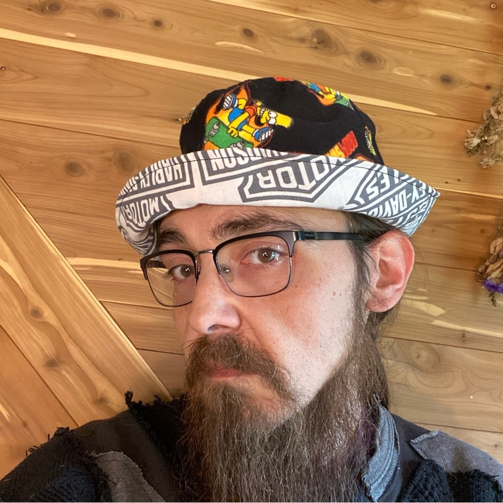 Harley-Davidson / Bart Simpson Reversible Bucket … - image 3